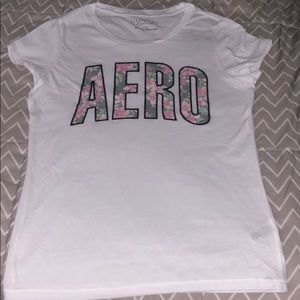 Areo white t-shirt, size L